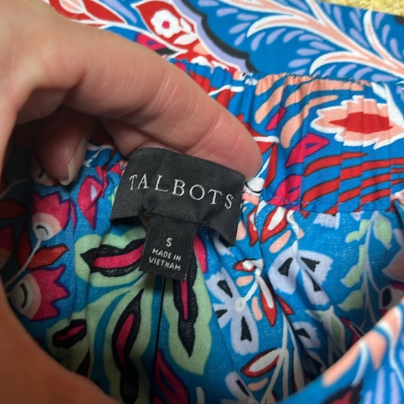 New Talbots bright beautiful skirt with matching belt - Picture 5 of 15